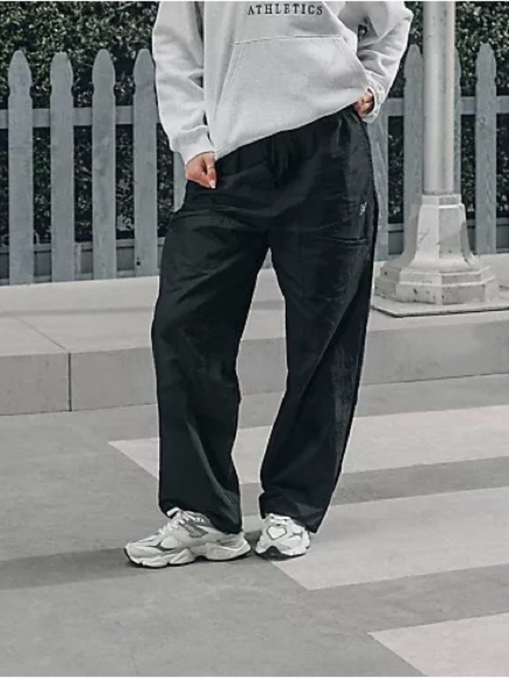 New Balance 9060 Rain cloud with castlerock and white athletic shoes